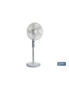 VENTILADOR 5 PALAS TEMPORIZADOR 55 W BLANCO 2