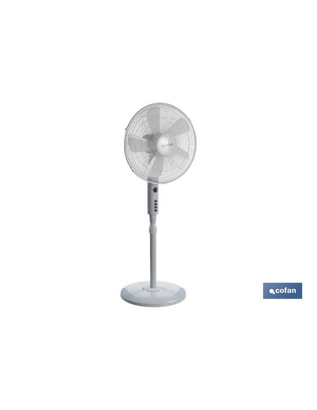 VENTILADOR 5 PALAS TEMPORIZADOR 55 W BLANCO