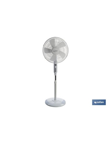 VENTILADOR 5 PALAS TEMPORIZADOR 55 W BLANCO