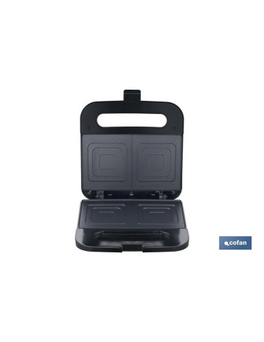 SANDWICHERA COLOR ACERO /NEGRA 750 W 23.7 X 23.3 X 8 CM