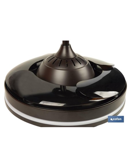 VENTILADOR DE TECHO CON ASPAS DESPLEGABLES Y LUZ LED 106CM 65 W