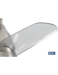 VENTILADOR DE TECHO DE ACERO CON LUZ LED 92 CM 55 W 2