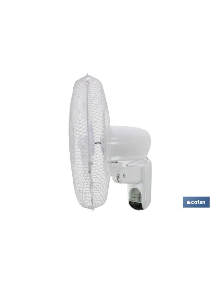 VENTILADOR DE PARED, TEMPORIZADOR, MANDO A DISTANCIA, 50 W