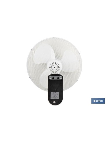 VENTILADOR DE PARED, TEMPORIZADOR, MANDO A DISTANCIA, 50 W