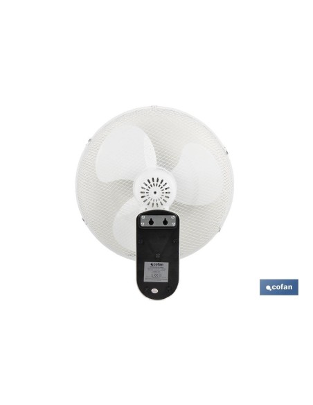 VENTILADOR DE PARED, TEMPORIZADOR, MANDO A DISTANCIA, 50 W