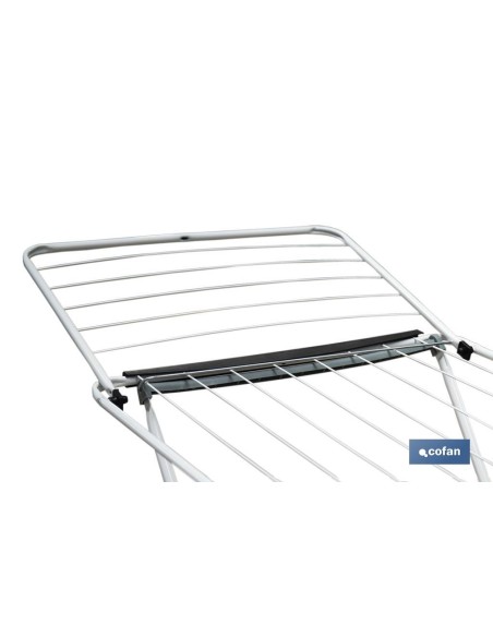TENDEDERO SUELO CON ALAS PLEGABLES DE ACERO+ RUEDAS,18 m