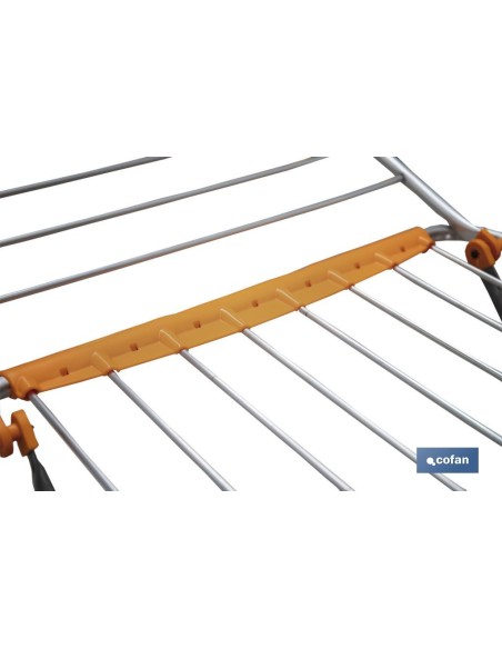 TENDEDERO SUELO CON ALAS PLEGABLES DE ALUMINIO + RUEDAS.18 m