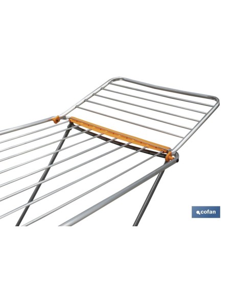 TENDEDERO SUELO CON ALAS PLEGABLES DE ALUMINIO + RUEDAS.18 m