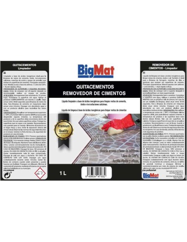 QUITACEMENTOS PREMIUM 1LT BIGMAT