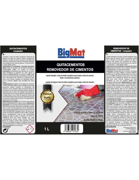 QUITACEMENTOS PREMIUM 1LT BIGMAT