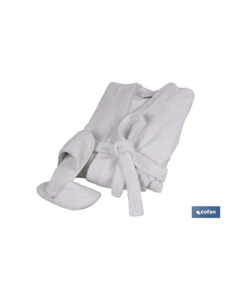 ALBORNOZ BLANCO GR.500/M2 GAMA PALOMA TALLA L