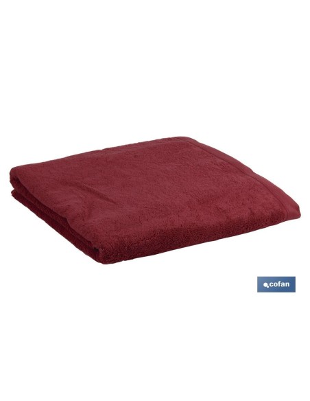 TOALLA DUCHA BURDEOS 580GR/M2 MODELO PARIS 70X140cm