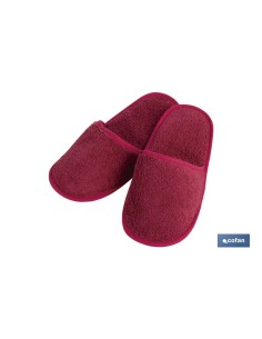 ZAPATILLAS BAÑO BURDEOS MODELO PARIS TALLA.M