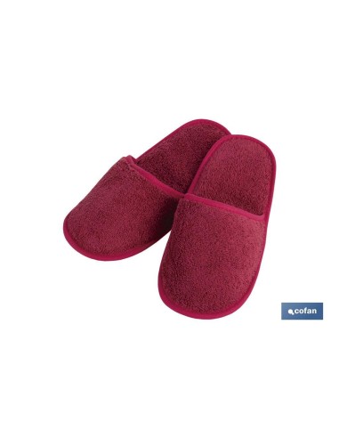 ZAPATILLAS BAÑO BURDEOS MODELO PARIS TALLA.M