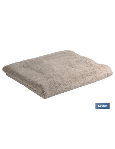 TOALLA DUCHA BEIGE GR.580/M2 MODELO ABISINIA 70X140cm