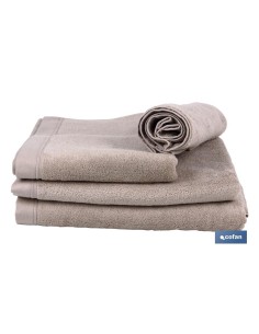 TOALLA BAÑO BEIGE GR.580/M2 MODELO ABISINIA 100X150cm 2