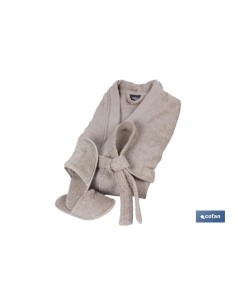 ALBORNOZ BEIGE GR.500/M2 MODELO ABISINIA TALLA XL 2
