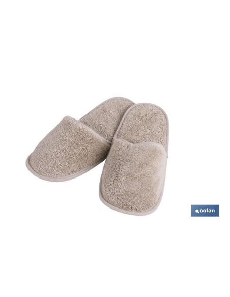 ZAPATILLAS BAÑO BEIGE MODELO ABISINIA TALLA.M