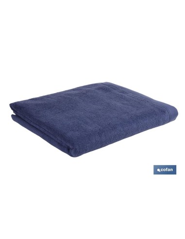TOALLA BAÑO AZUL MARINO GR.580/M2 MODELO MARIN 100X150cm