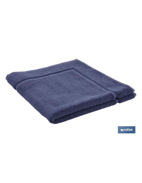 ALFOMBRA BAÑO AZUL MARINO GR.1000 MODELO MARIN 60X60cm