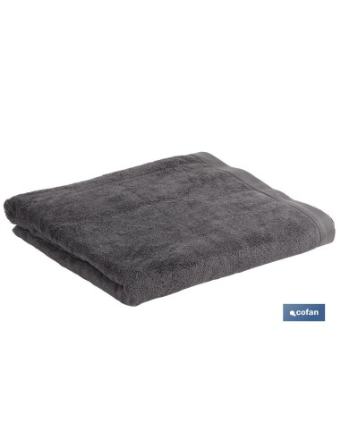 TOALLA LAVABO GRIS ANTRACITA GR580/M2 MODELO PIEDRA 50X100cm