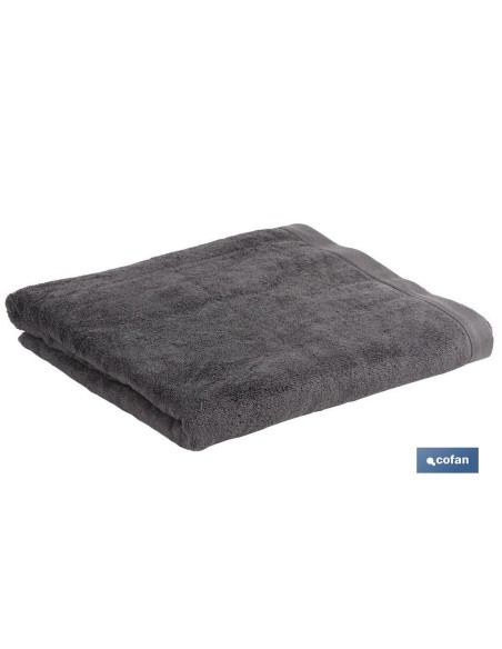 TOALLA LAVABO GRIS ANTRACITA GR580/M2 MODELO PIEDRA 50X100cm