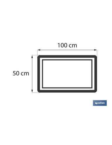 TOALLA LAVABO GRIS ANTRACITA GR580/M2 MODELO PIEDRA 50X100cm