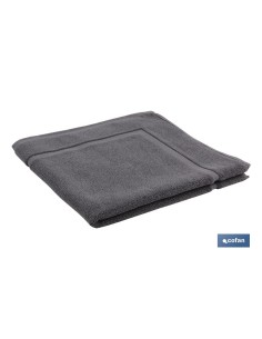 ALFOMBRA BAÑO GRIS ANTRACITA GR.1000 MODELO PIEDRA 60x60cm