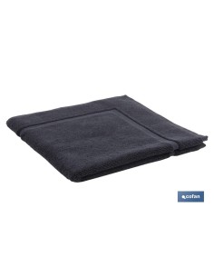ALFOMBRA BAÑO NEGRO GR.1000 MODELO BRILLANTE 60X60cm