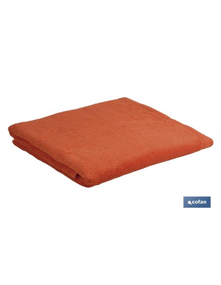 TOALLA BAÑO ORANGE GR.580/M2 MODELO AMANECER 100X150cm