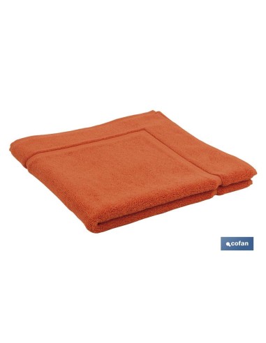 ALFOMBRA BAÑO ORANGE GR.1000 MODELO AMANECER 60X60cm