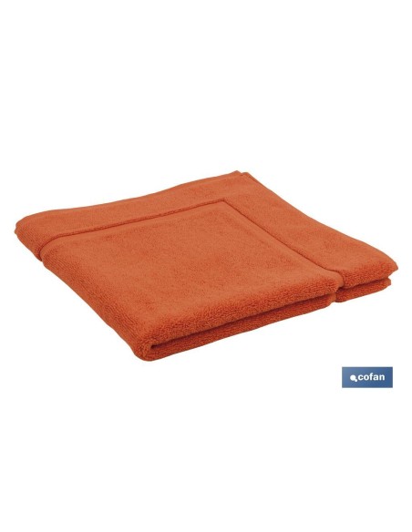 ALFOMBRA BAÑO ORANGE GR.1000 MODELO AMANECER 60X60cm
