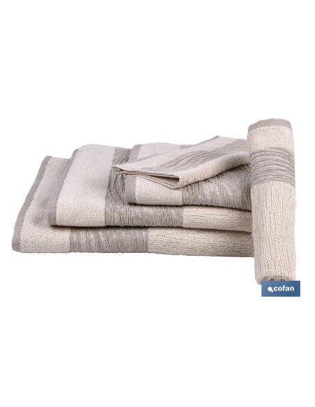 TOALLA TOCADOR NATURE GR.600/M2 MODELO ALMA 30X50cm