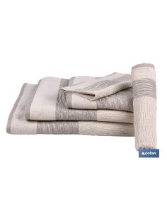 TOALLA BAÑO NATURE GR.600/M2 MODELO ALMA 100X150cm 2