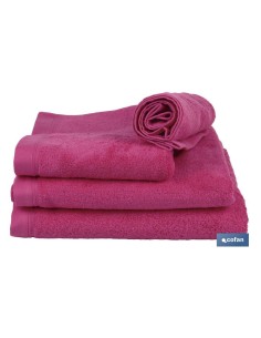 TOALLA LAVABO FUCSIA GR.580/M2 MODELO PRIMAVERA 50X100 2