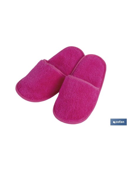 ZAPATILLAS BAÑO FUCSIA MODELO PRIMAVERA TALLA.M