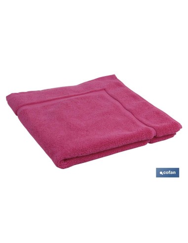 ALFOMBRA BAÑO FUCSIA GR.1000 MODELO PRIMAVERA 60X60cm