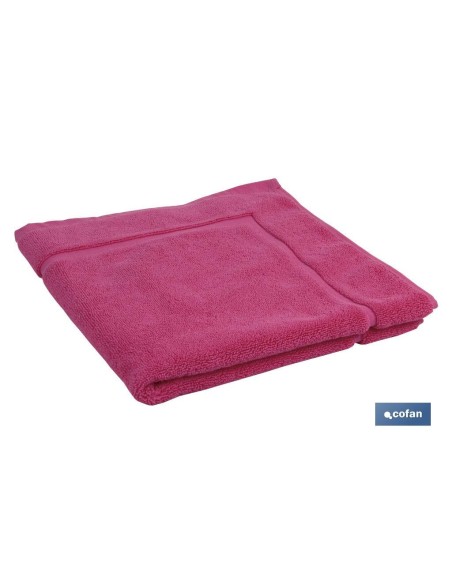 ALFOMBRA BAÑO FUCSIA GR.1000 MODELO PRIMAVERA 60X60cm
