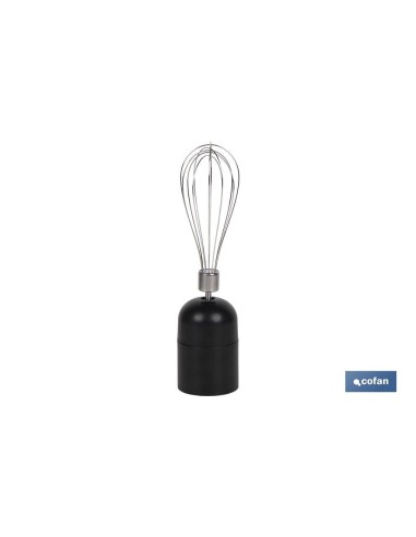 BATIDORA DE MANO ELÉCTRICA CON ACCESORIO BATIDOR Y VASO MEZCLADOR 800W