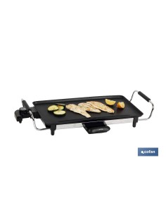 PLANCHA DE ASAR ELECTRICA 2000W 45 X 25 X 7 CM