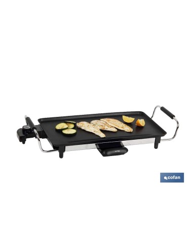 PLANCHA DE ASAR ELECTRICA 2000W 45 X 25 X 7 CM