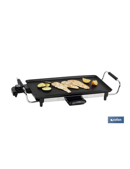 PLANCHA DE ASAR ELECTRICA 2000W 45 X 25 X 7 CM