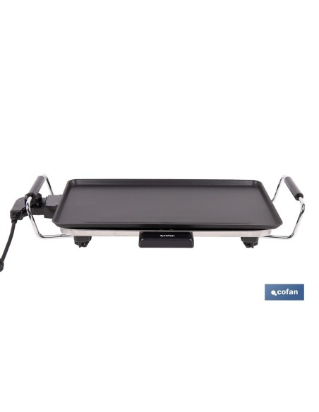 PLANCHA DE ASAR ELECTRICA 2000W 45 X 25 X 7 CM