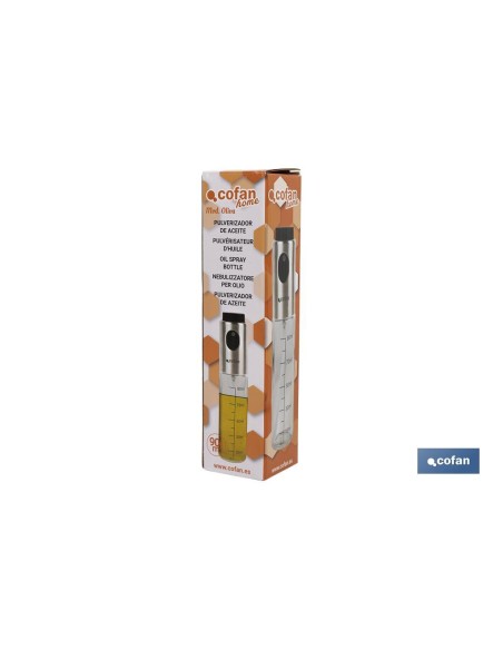 PULVERIZADOR DE ACEITE 90 ml MODELO OLIVA 18 x 4 cm