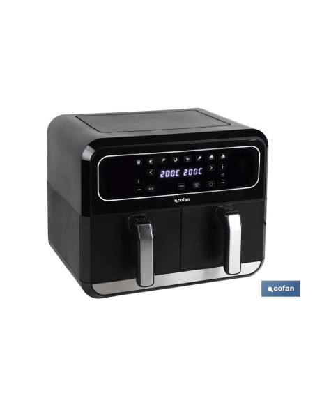 FREIDORA DE AIRE DUAL 8 L 1700 W