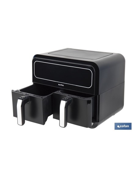 FREIDORA DE AIRE DUAL 8 L 1700 W