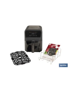 FREIDORA DE AIRE DIGITAL SLIM CON VENTANA 5 L 1500 W