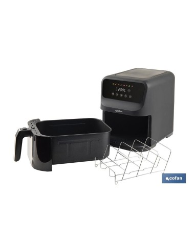 FREIDORA DE AIRE DIGITAL SLIM CON VENTANA 5 L 1500 W