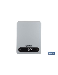 BÁSCULA DE COCINA DIGITAL 10 KG COLOR GRIS