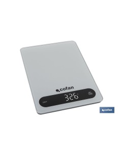 BÁSCULA DE COCINA DIGITAL 10 KG COLOR GRIS 2